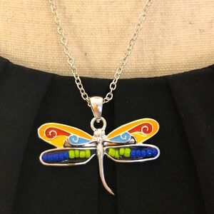 Butterfly stainless steel necklace